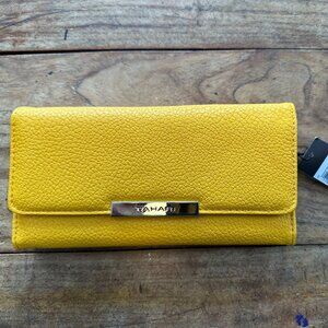 Tahari Wallet yellow NWT